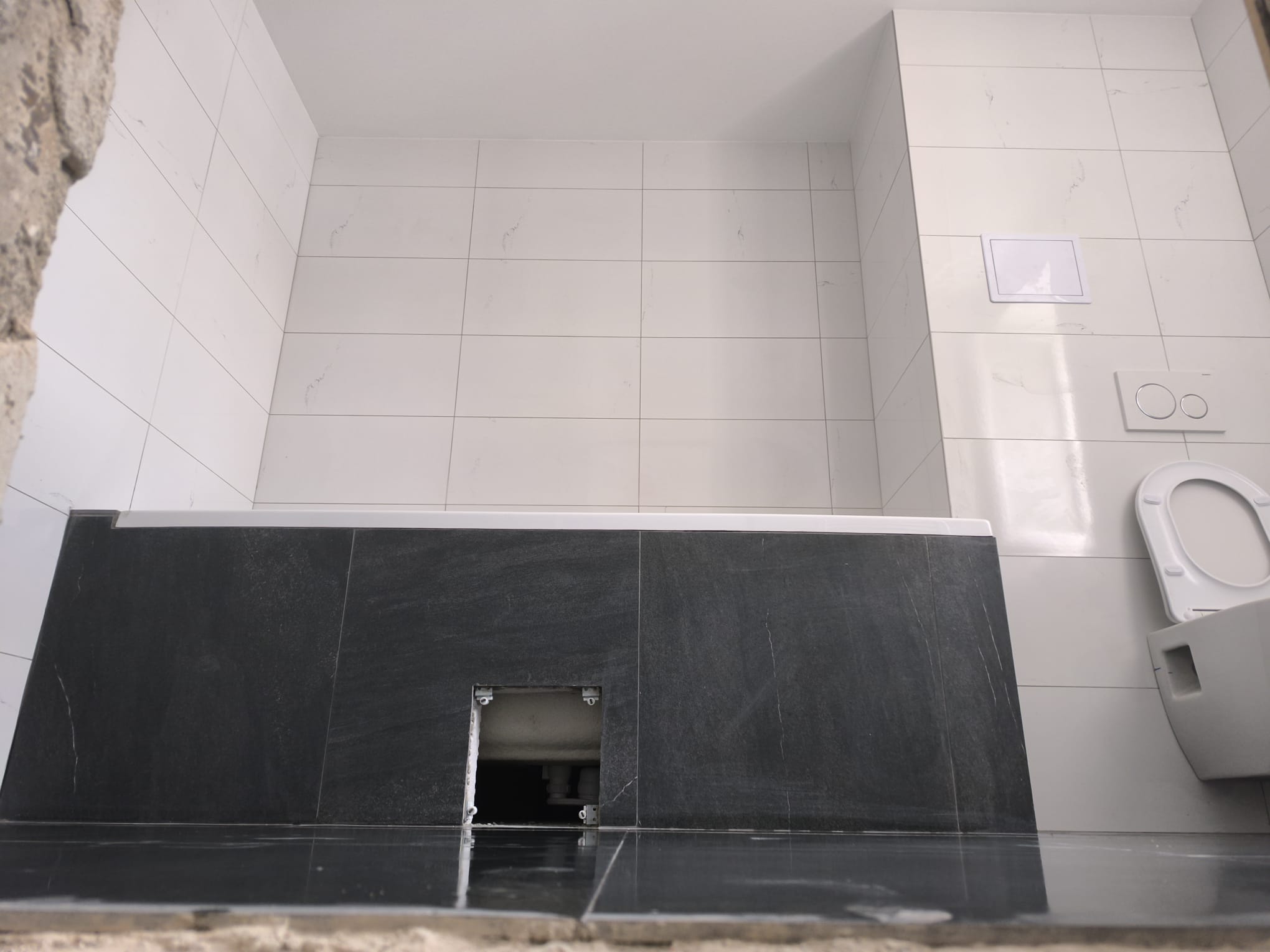 Detail dokončeného interiéru po stavebních úpravách